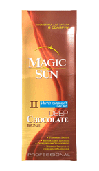 Профессиональная косметика для загара в соляриях Magic Sun - СЕРИЯ: CHOCOLATE  - Deep Chocolate - Проявитель загара