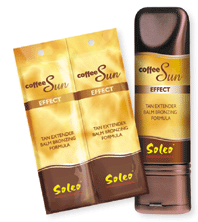 Профессиональная косметика для загара в соляриях Soleo Professional - КОФЕЙНАЯ СЕРИЯ - Coffee Sun Effect- Эффективный загар.